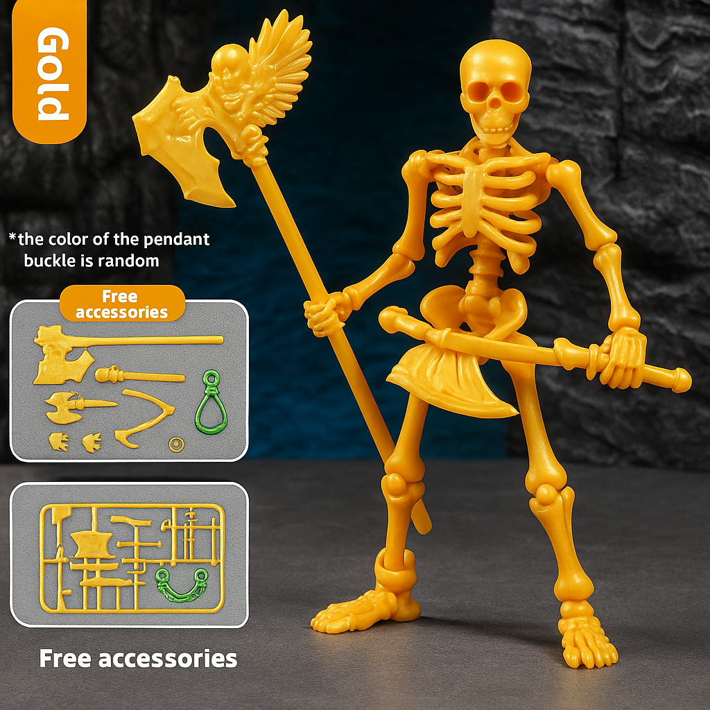 3D Skeleton Action FIgure Toy