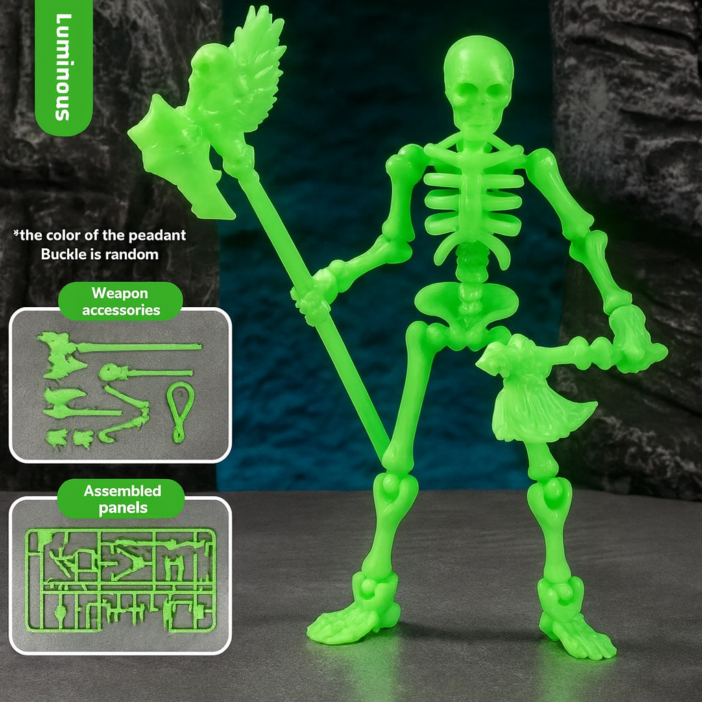 3D Skeleton Action FIgure Toy