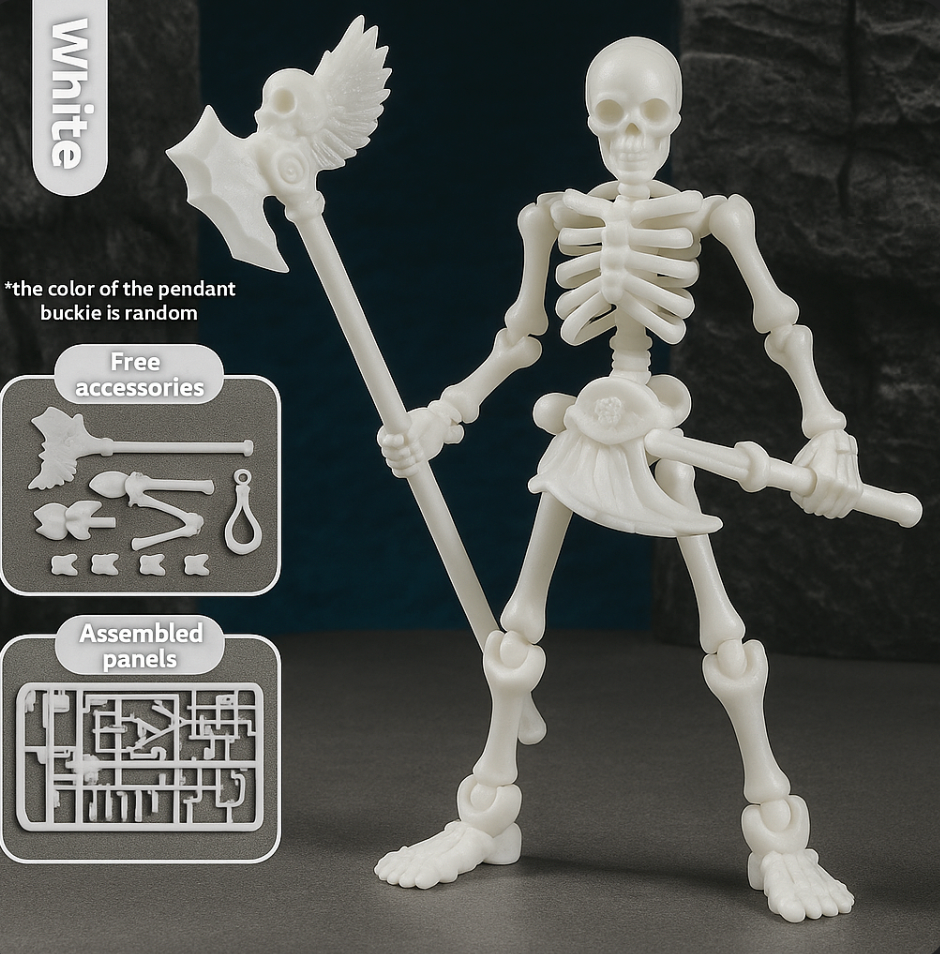 3D Skeleton Action FIgure Toy
