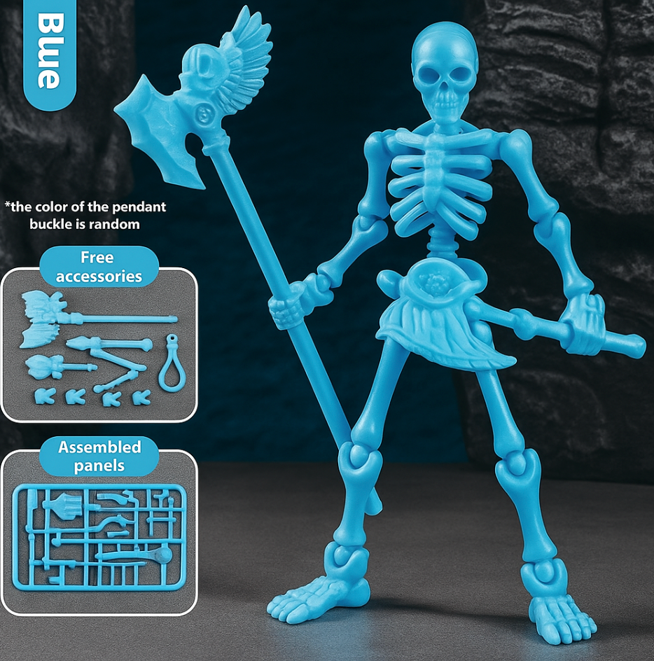 3D Skeleton Action FIgure Toy