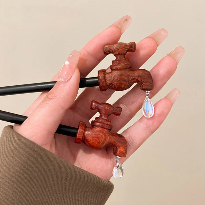 3 Pcs Faucet Shape Hairpin