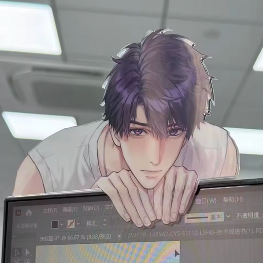 Caleb Character Acrylic Clip