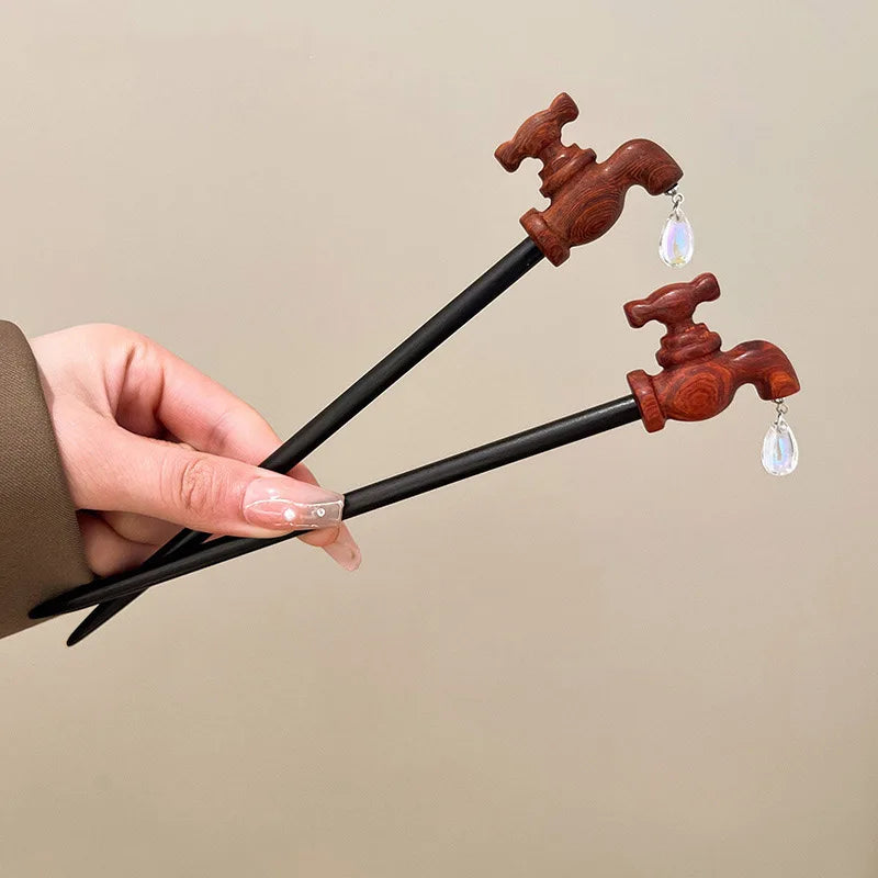 3 Pcs Faucet Shape Hairpin